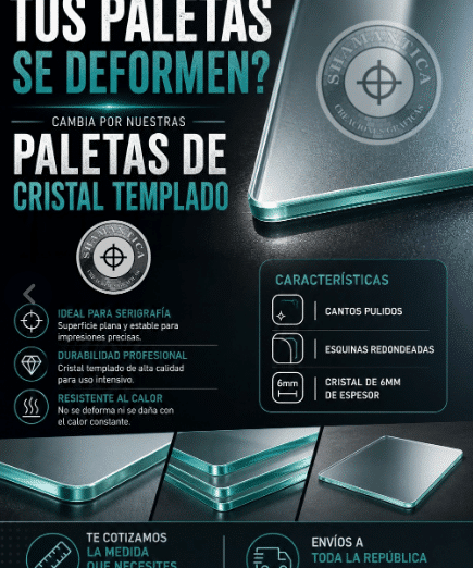 PALETAS DE CRISTAL TEMPLADO